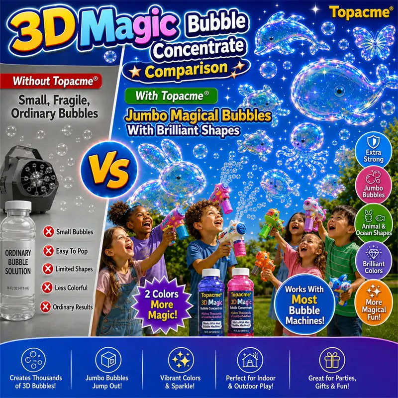 Topacme® Super 3D Magic Bubble Concentrate💧