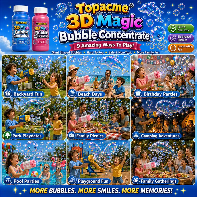 Topacme® Super 3D Magic Bubble Concentrate💧