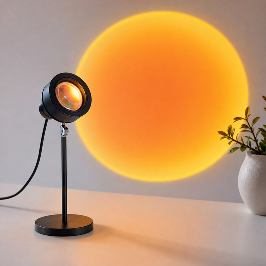 Aucw Sunset Glow Projection Lamp